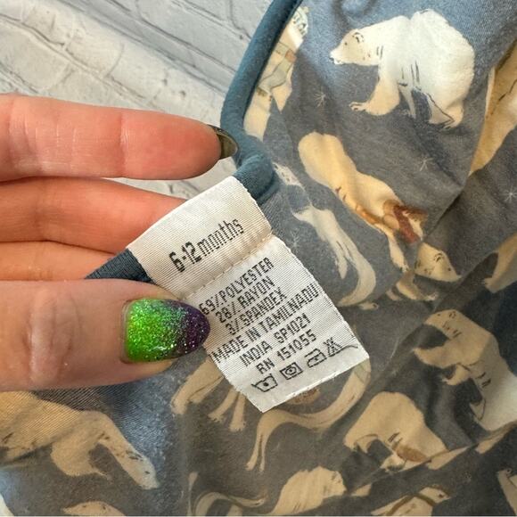 Copper Pearl Polar Bear Pattern Sleep Sack - Picture 4 of 5